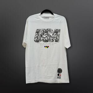 Monark x Karmaloop White T-Shirt - Size Large